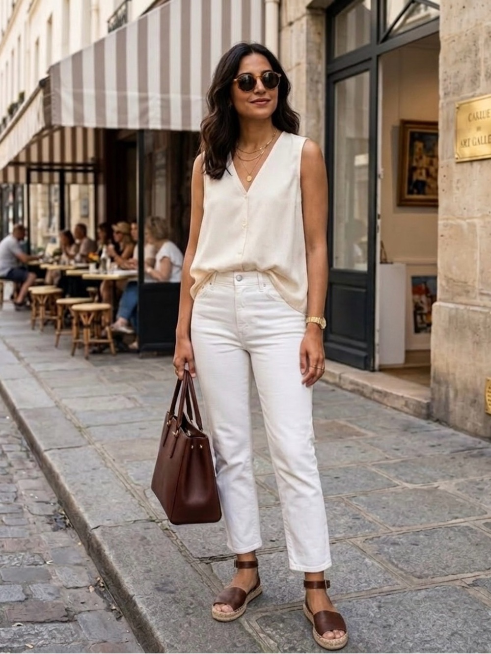 J Crew Sleeveless Silk Blouse